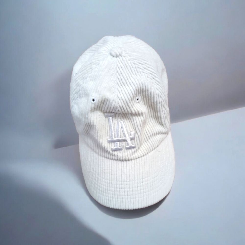 47 Los Angeles Dodgers White Corduroy Baseball Cap